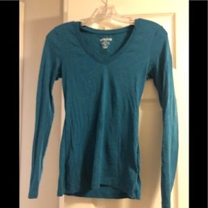 LAST DAY Aqua Old Navy Long Sleeve “Perfect” Top